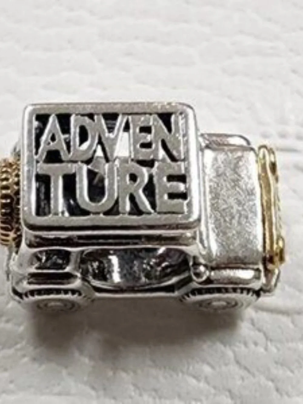 Pandora Two-tone Adventure Car Charm